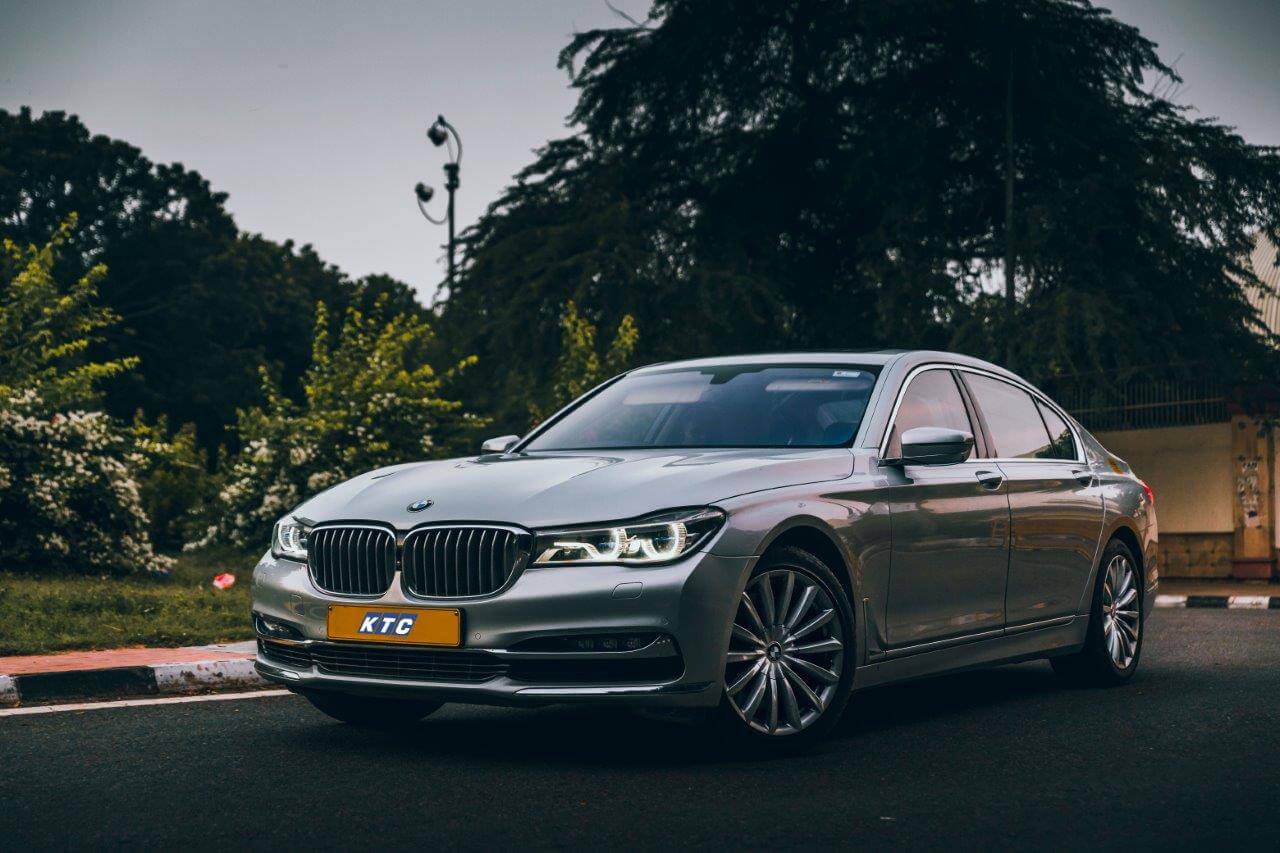 BMW 7 series rear view